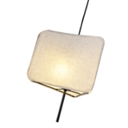 Imagine Lumină suspendată din material, unică, 1xE14, max 8W, 250x900mm, crem, Arte Illumina Tuscany