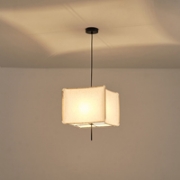 Imagine Lumină suspendată din material, un singur corp 1xE27 max 15W 480x900mm crem Arte Illumina Tuscany