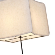 Imagine Lumină suspendată din material, un singur corp 1xE27 max 15W 480x900mm crem Arte Illumina Tuscany