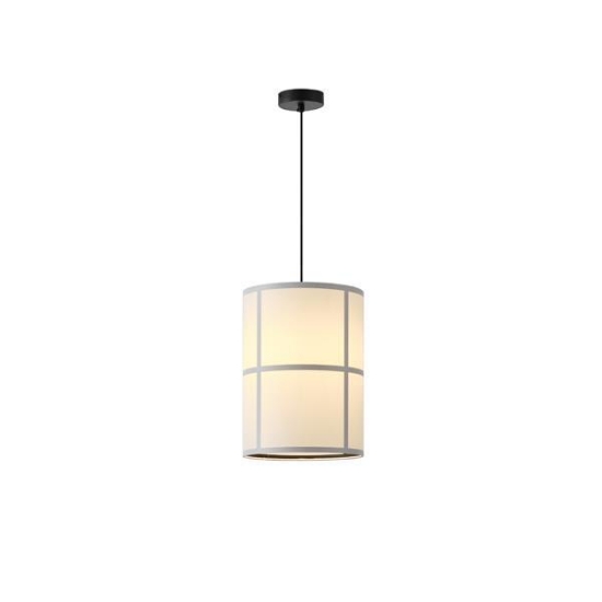 Imagine Lumină suspendată din material, un singur corp 1xE27 Max 15W Ø250X1180mm Negru Arte Illumina Era