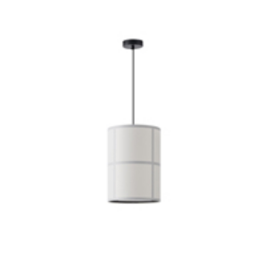 Imagine Lumină suspendată din material, un singur corp 1xE27 Max 15W Ø250X1180mm Negru Arte Illumina Era