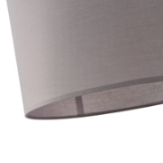 Imagine Lampa suspendată din material, unică, 1xE27, max 15W, Ø380x1500mm, gri, Arte Illumina Soho