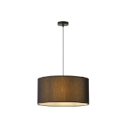 Imagine Lampa suspendată din material, unică, 1x27 Max 15W Ø530x1500mm neagră Arte Illumina Soho