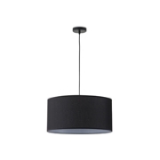 Imagine Lampa suspendată din material, unică, 1x27 Max 15W Ø530x1500mm neagră Arte Illumina Soho