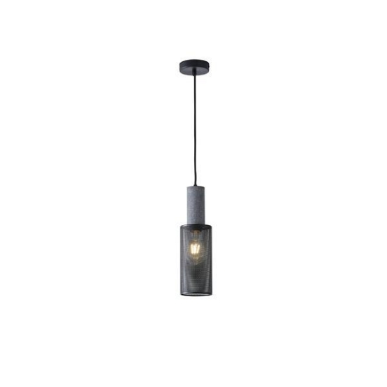 Imagine Lumină suspendată din beton-metal 1xE27 Max 15W Ø100x1840mm Negru Arte Illumina Scouro