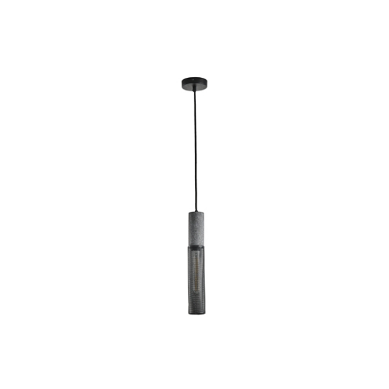 Imagine Lumină suspendată beton-metal unică 1xE27 max 15W 865X1880mm negru Arte Illumina Scouro