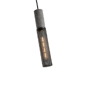 Imagine Lumină suspendată beton-metal unică 1xE27 max 15W 865X1880mm negru Arte Illumina Scouro