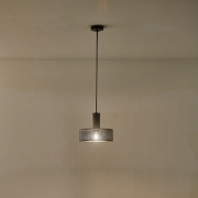 Imagine Lumină suspendată din beton-metal cu un singur corp 1xE27 Max 15W Ø255X1700mm negru Arte Illumina Scouro