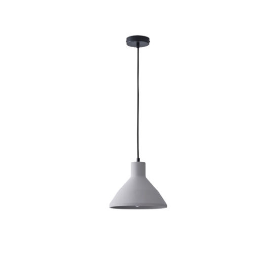 Imagine Lumină suspendată din beton cu un singur corp 1xE27 max 15W 240x1710mm gri Arte Illumina Yeso