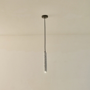 Imagine Lampa suspendată din beton cu LED 3W 280Lm 3000K Ø45X1800mm alb Arte Illumina Salpico