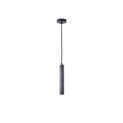 Imagine Lumină suspendată din beton cu LED 3W 280Lm 3000K Ø45X1800mm neagră Arte Illumina Salpico