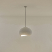 Imagine Lumină suspendată din poliestiren cu un singur corp 1XE27 max 15W Ø340X1750mm alb Arte Illumina Aeonic