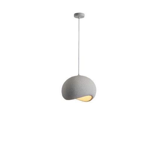 Imagine Lampa suspendată din poliesterină cu un singur corp de iluminat 1XE27 Max 15W Ø400X1810mm Alb Arte Illumina Aeonic