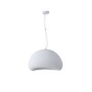 Imagine Lumină suspendată din poliesterină cu un singur corp 1XE27 Max 15W Ø500X1810mm Alb Arte Illumina Aeonic