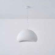 Imagine Lumină suspendată din poliesterină cu un singur corp 1XE27 Max 15W Ø500X1810mm Alb Arte Illumina Aeonic