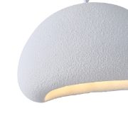 Imagine Lumină suspendată din poliesterină cu un singur corp 1XE27 Max 15W Ø500X1810mm Alb Arte Illumina Aeonic