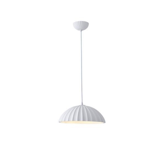 Imagine Lumină suspendată din gips, un singur corp de iluminat 1XE27 max 15W Ø300X1630mm alb Arte Illumina Calco