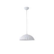 Imagine Lumină suspendată din gips, un singur corp de iluminat 1XE27 max 15W Ø300X1630mm alb Arte Illumina Calco