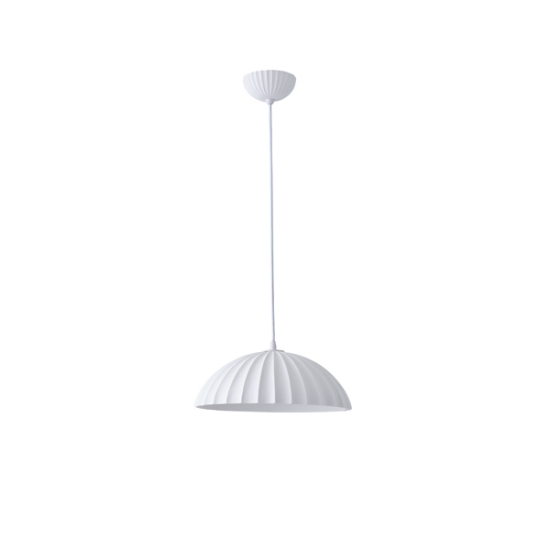 Imagine Lumină suspendată din gips, un singur corp de iluminat 1XE27 max 15W Ø300X1630mm alb Arte Illumina Calco