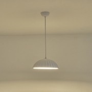 Imagine Lumină suspendată din gips, un singur corp de iluminat 1XE27 max 15W Ø300X1630mm alb Arte Illumina Calco