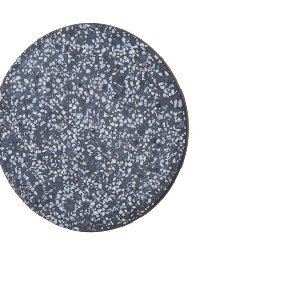 Imagine Aplica de perete din beton-metal LED 5W 600Lm 3000K Ø240mm Negru Arte Illumina Salpico