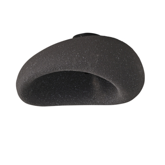 Imagine Lumină de plafon din plastic întărit cu fibră de sticlă 1XE27 max 15W Ø50cm negru Arte Illumina Teral