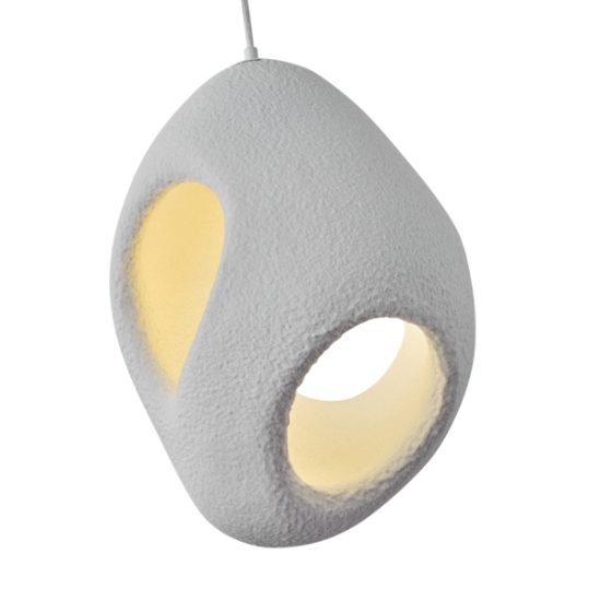 Imagine Lumină suspendată din poliesterină, unică, 1XE27 max 15W 290X290X410mm albă Arte Illumina Alba