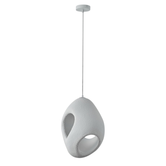Imagine Lumină suspendată din poliesterină, unică, 1XE27 max 15W 290X290X410mm albă Arte Illumina Alba