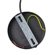 Imagine Lumină suspendată din poliesterină cu un singur corp 1XE27 max 15W 290X290X410mm gri Arte Illumina Alba