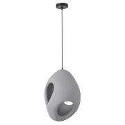 Imagine Lumină suspendată din poliesterină cu un singur corp 1XE27 max 15W 290X290X410mm gri Arte Illumina Alba