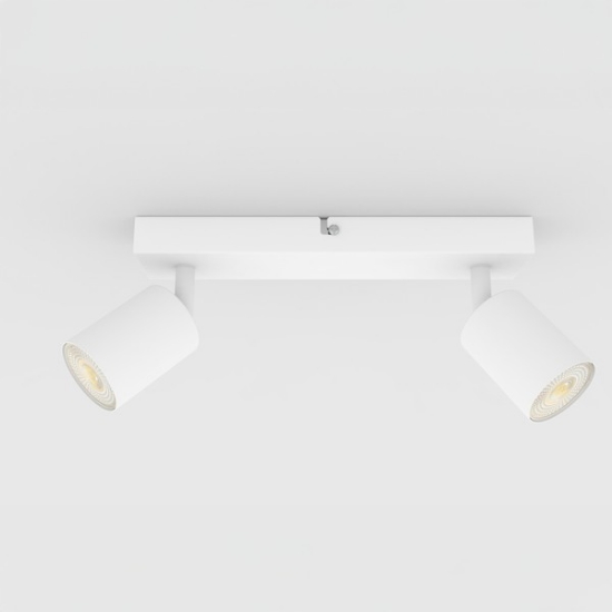 Imagine Spotlight de tavan dublu GU10 Max 5W 200x60x105mm S1962 Alb Arte Illumina Brava