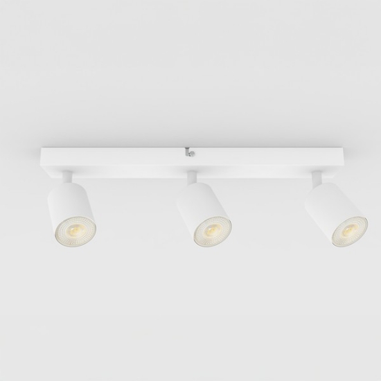 Imagine Spotlight de tavan triplu GU10 Max 5W Ø320X55X105mm S1962 Alb Arte Illumina Brava