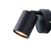 Imagine Spot metal 1XGU10 Max 7W 135X80X95mm negru Arte Illumina Olymp