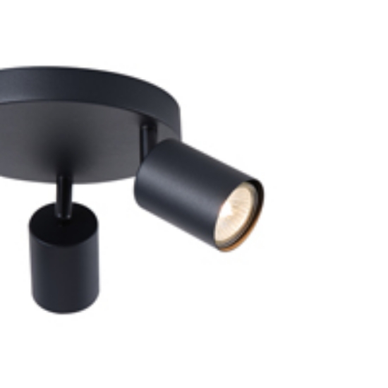 Imagine Spot metal 3light 3xgu10 max 7w 180x135mm negru Arte Illumina Olymp