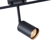 Imagine Spot Metal 5light 5xgu10 Max 7W 800x230mm Negru Arte Illumina Olymp