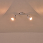 Imagine Spot metal 2light 2xgu10 max 7w 300x155mm alb arte illumina olymp