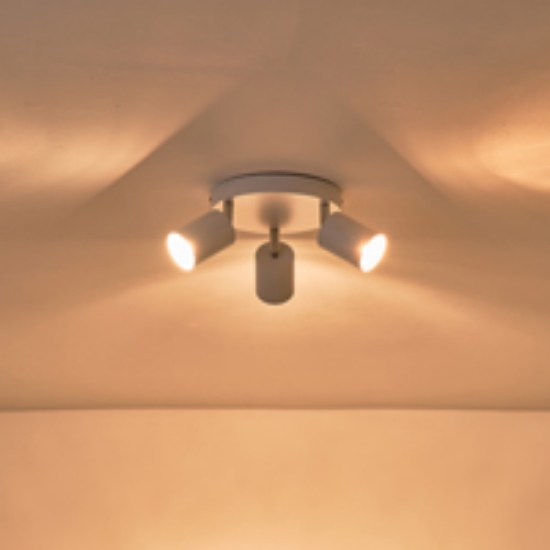 Imagine Spot Metal 3light 3xgu10 Max 7W Ø180x135mm Alb Arte Illumina Olymp