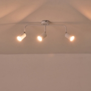 Imagine Spot metal 3light 3xgu10 max 7w 500x230mm alb arte illumina olymp