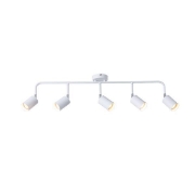 Imagine Spot Metal 5Light 5XGU10 Max 7W 800X230mm Alb Arte Illumina Olymp