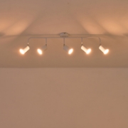 Imagine Spot Metal 5Light 5XGU10 Max 7W 800X230mm Alb Arte Illumina Olymp