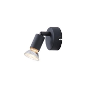 Imagine Spot mobil metal 1XGU10 max 7W 70X70X105mm negru Arte Illumina Vorras