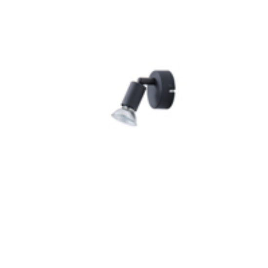 Imagine Spot mobil metal 1XGU10 max 7W 70X70X105mm negru Arte Illumina Vorras
