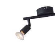 Imagine Spot metal mobil 2 lumini 2xGU10 max 7W 220x80x125mm negru Arte Illumina Vorraș