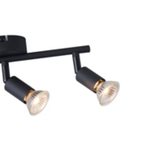 Imagine Spot metal mobil 3 lumini 3xGU10 max 7W 300x80x125mm negru Arte Illumina Vorraș