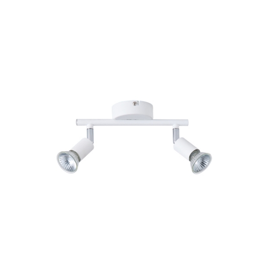 Imagine Spot mobil metal 2 lumini 2xGU10 max 7W 220x80x125mm alb Arte Illumina Vorraș