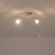 Imagine Spot mobil metal 2 lumini 2xGU10 max 7W 220x80x125mm alb Arte Illumina Vorraș