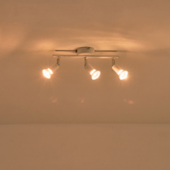Imagine Spot metal mobil 3 lumini 2xGU10 max 7W 300x80x125mm alb Arte Illumina Vorraș