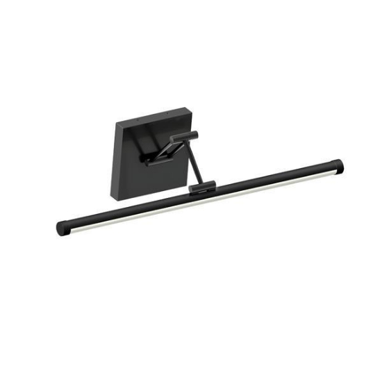 Imagine Candelabru baie metal-aluminiu-plastic LED 14W 1260Lm 3CCT(3000-4000-6000K) 600X150mm IP44 negru Arte Illumina Lano