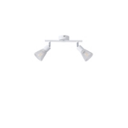 Imagine Spot cu plasă metalică 2 lumini 2XE14 max 8W 255X80X145mm alb Arte Illumina Meshy