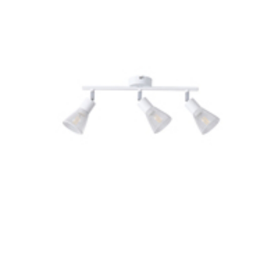 Imagine Spot cu rețea metalică 3 lumini 3XE14 max 8W 390X80X145mm alb Arte Illumina Meshy